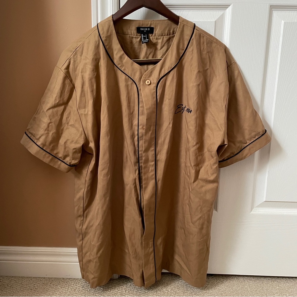 Brown Baseball Jersey